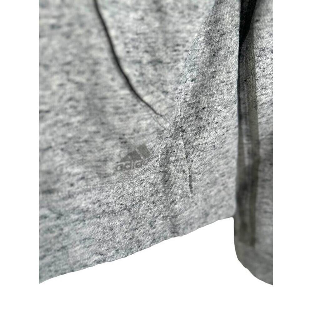 Adidas Hoodie Womens Gray Heather Pullover Long Sleeve Ladies Activewear Size XS - Picture 6 of 7